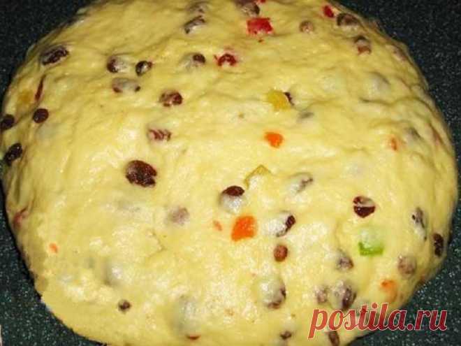 Быстрые пасхальные куличи. Тесто 