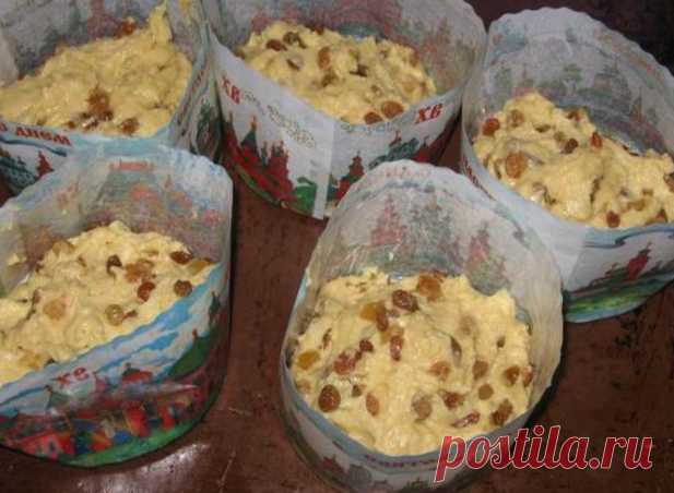 Кулич печь очень просто