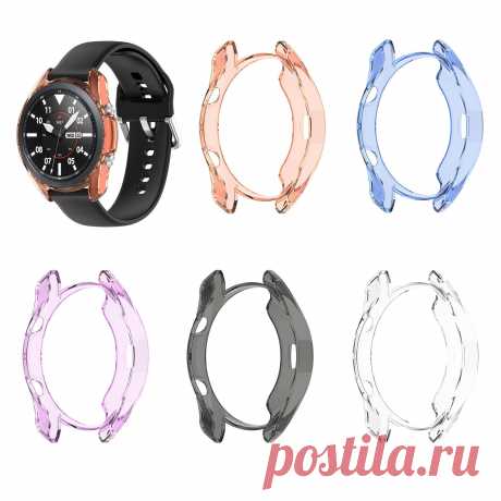 Bakeey Translucent Non-Yellow Soft TPU Shockproof Watch Case Cover for Samsung G - US$4.49
