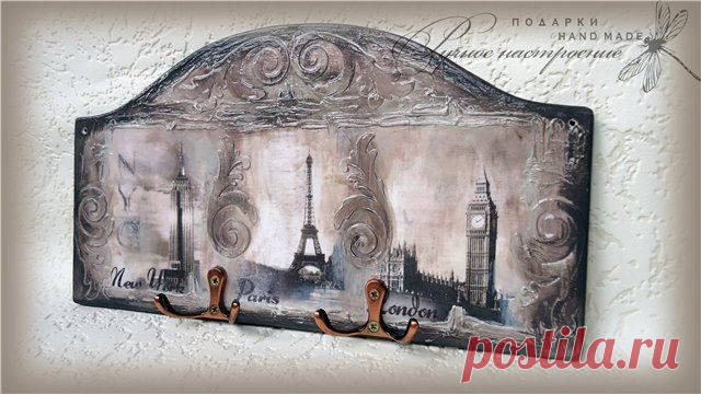 Мастер класс по декупажу ключницы / Декупаж. Мастер-классы / PassionForum - мастер-классы по рукоделию