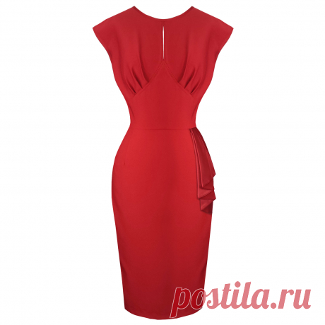 Hell Bunny Bernadette Red Pencil Dress | Plus Size Dresses | Starlet Vintage