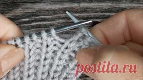 Эластичное закрытие петель резинки/Лучший способ закрыть петли резинки 1х1 и 2х2/Простой алгоритм