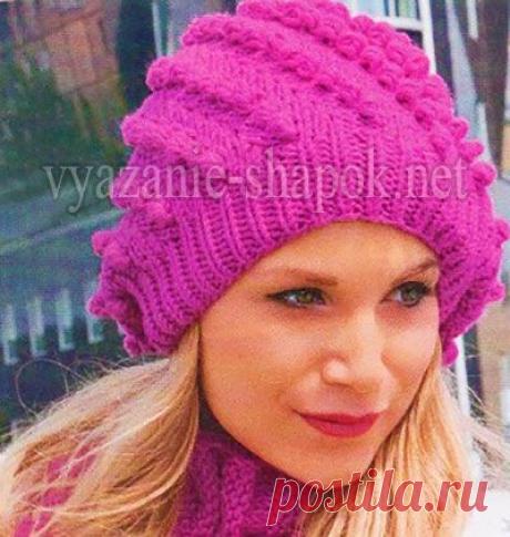 ВЯЗАНИЕ ШАПОК: женские шапки спицами и крючком, мужские и детские шапки, вязаные сумки | Страница 2