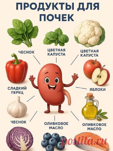 Продукты для здоровья почек: что добавить в рацион, а от чего лучше отказаться