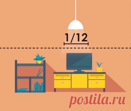 Высота подвеса светильников: На какой высоте вешать светильники и люстру над кроватью, обеденным столом на кухне, в ванной комнате, коридоре