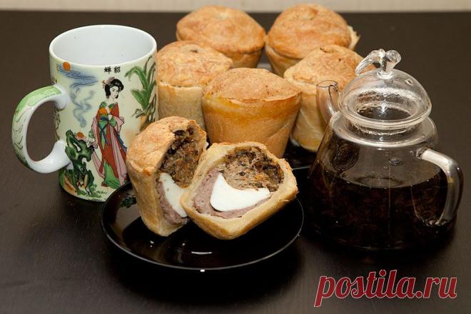 "ДОМИКИ" - ПОРЦИОННЫЕ ПИРОГИ С НАЧИНКОЙ