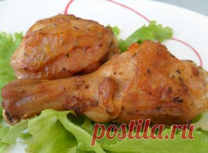 Курица с бананами и яблоками
