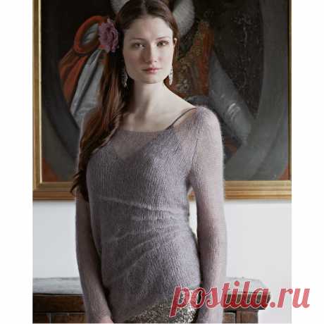 Джемпер спицами Alcina