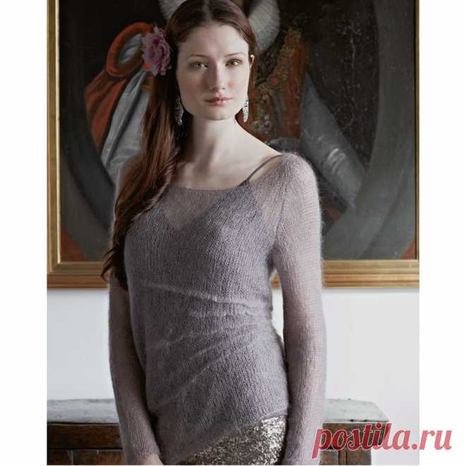 Джемпер спицами Alcina
