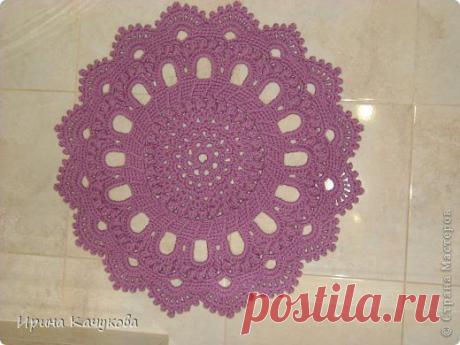 Коврик для дома (крючок) | Страна Мастеров