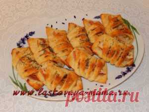 Творожное печенье с яблоками