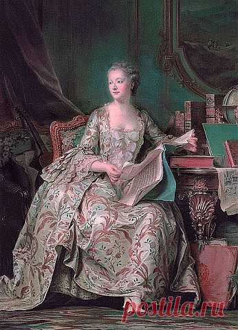 1721
Жанна Антуанетта Помпадур (marquise de Pompadour; настоящее имя - Жанна-Антуанетта Пуассон, французское имя - Jeanne-Antoinette Poisson)
фаворитка французского короля Людовика ХV Бурбона, оказывавшая большое влияние на государственные дела. Родилась
