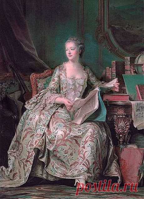 1721
Жанна Антуанетта Помпадур (marquise de Pompadour; настоящее имя - Жанна-Антуанетта Пуассон, французское имя - Jeanne-Antoinette Poisson)
фаворитка французского короля Людовика ХV Бурбона, оказывавшая большое влияние на государственные дела. Родилась