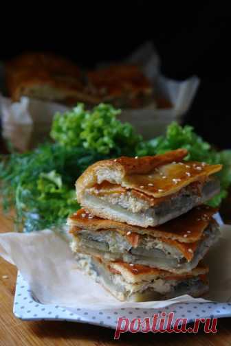 ПИРОГ ЗАКРЫТЫЙ со СКУМБРИЕЙ И КАРТОФЕЛЕМ: povarisha