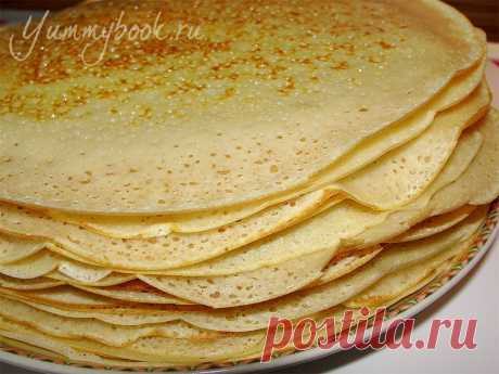 Кружевные блинчики - пошаговый рецепт с