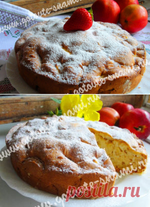 Шарлотка быстро и вкусно | Готовьте с нами