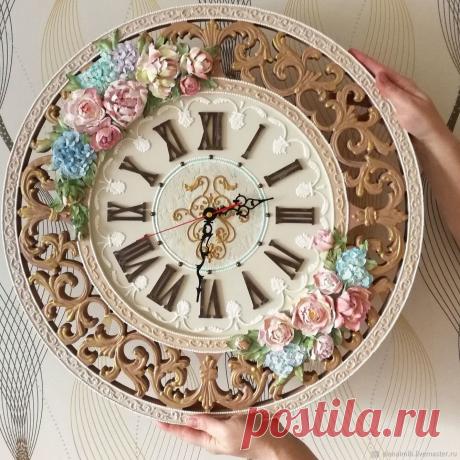 Лаура Фэнтези – купить в интернет-магазине на Ярмарке Мастеров с доставкой Лаура Фэнтези - купить или заказать в интернет-магазине на Ярмарке Мастеров | часы настенные, выполнены в технике рельефной&hellip;