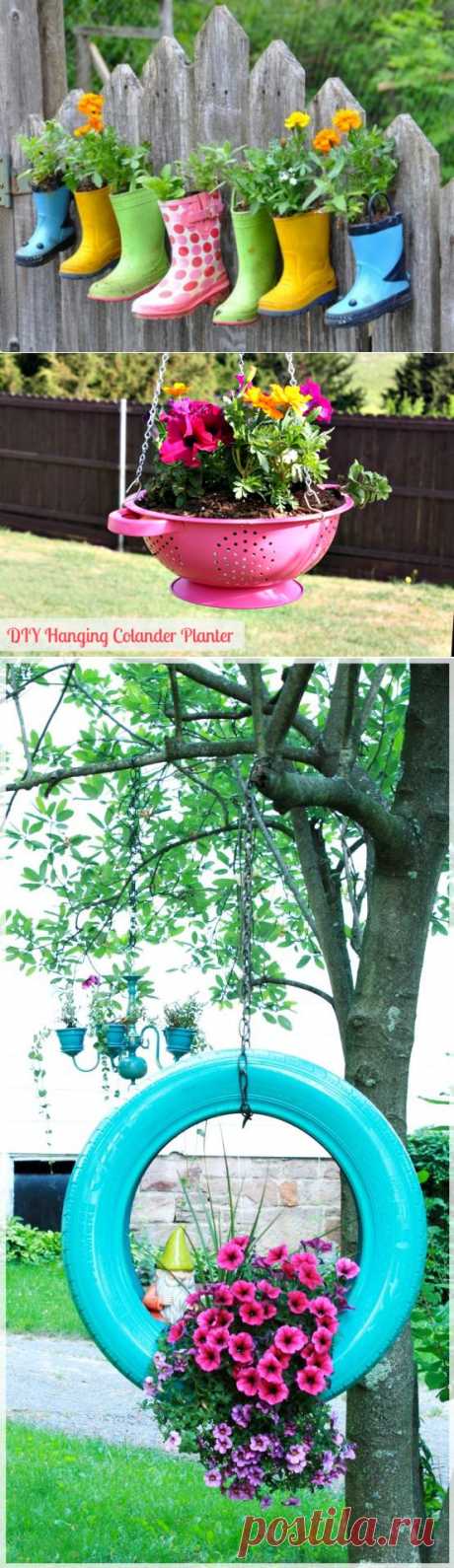 15 Upcycled Planters Turn Trash into Treasure | Shining world