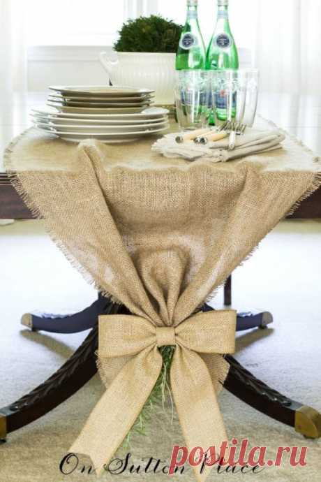 Easiest Burlap Runner Ever! | eBay