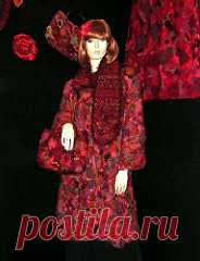 red freeform coat | Flickr - Photo Sharing!