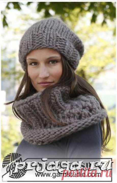 Головные уборы спицами от DROPS