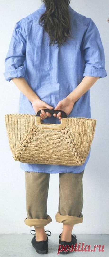 Сумка-&quot;кошелка&quot; крючком