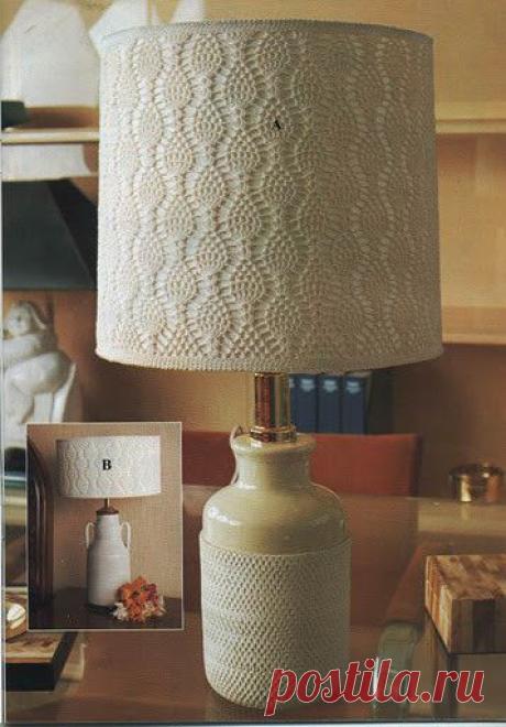 абажуры крючком.
