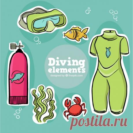 Зарисовки водолазное снаряжение для подводного Более миллиона свободных векторов, PSD, фотографии и бесплатные иконки. Эксклюзивные халявы и все графические ресурсы, которые необходимые для ваших проектов
