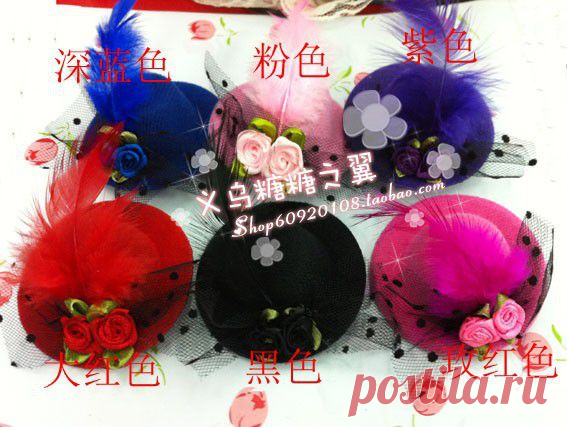 Aliexpress.com: Купить товары для домашних животных Оптовая Pet шпильки шляпа головные уборы собака шпилька кошка зажим для волос 5.5cm 12шт / много из надежных аксессуаров стойки поставщиков на поставку зоомагазине