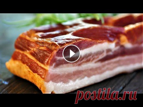 Варено-Копченая Грудинка(Подчеревок)/Как Закоптить Сало/Сухой Посол Брюшины/Полугорячее Копчение Что приготовить из подчеревка? Рецепт Грудинки (Корейка) Варёно-Копчёной дома. Бекон из прослойки (брюшины) - мясной деликатес своими руками. Попробуй...