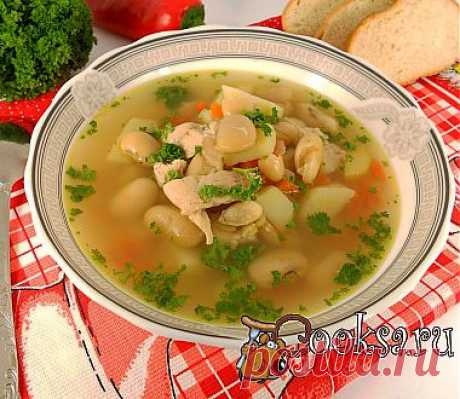 Суп с фасолью и курицей в мультиварке рецепт с фото