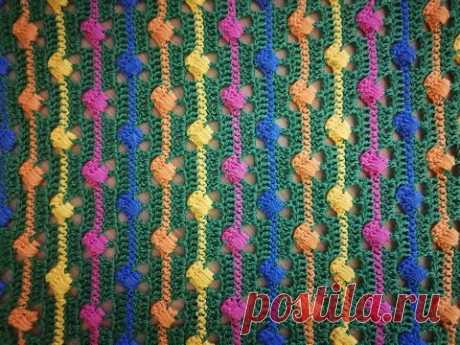 ЭТОТ УЗОР ПОНРАВИЛСЯ МНОГИМ!🧶🔥ОТЛИЧНОЕ использование ОСТАТКОВ пряжи!
