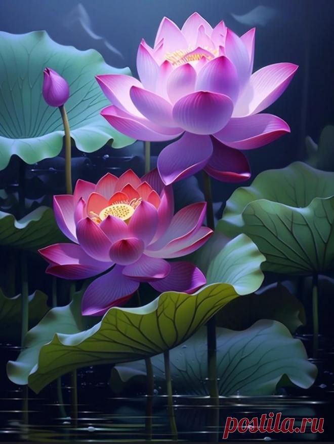 Пин на доске ดอกบัว