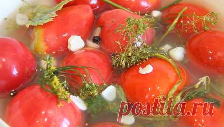 Легкий и простой рецепт приготовления квашеных помидоров. Они самые вкусные! | Рецепты по-домашнему | Дзен
