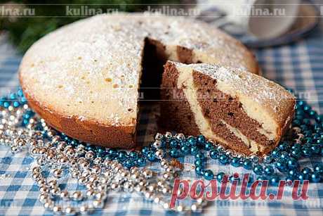 Пирог &quot;Зебра&quot; в мультиварке – рецепт приготовления с фото от Kulina.Ru
