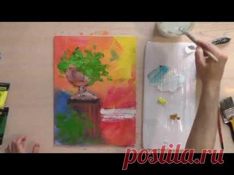 Декоративная живопись акрилом