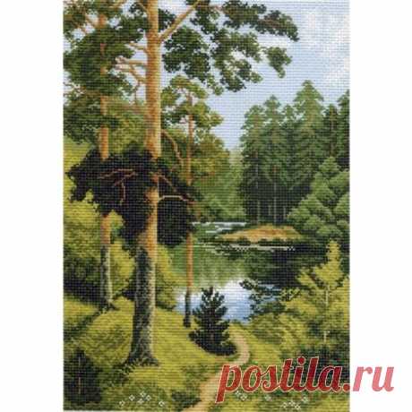 Рисунок на канве 607 Сосны (Матрёнин Посад) - цена, фото | Купить рисунок на канве в интернет-магазине «Первый Рукодельный»