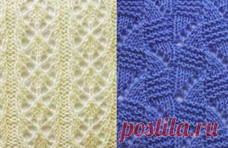 В копилку - два интересных узора