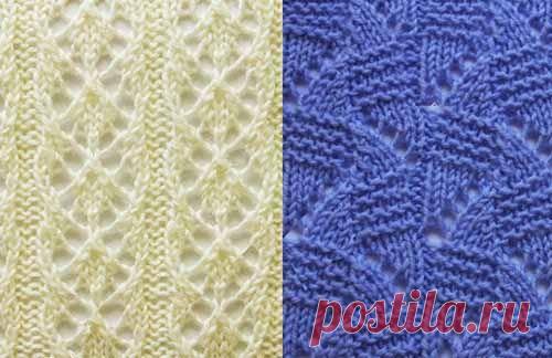 В копилку - два интересных узора