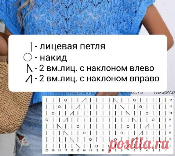 🦋🌶 Узор спицами