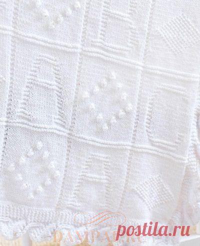 Детский плед с буквами