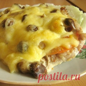 Мясо по-купечески (с грибами) - МирТесен