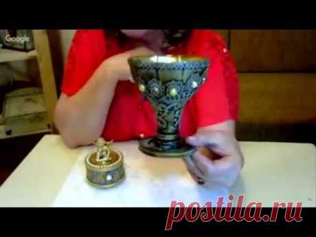 Галина Вакула. Бюджетный декупаж.  27 апреля 2016г