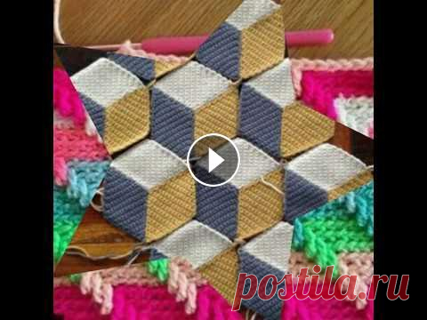 Техника вязания энтерлак Техника вязания получаются очень красиво....