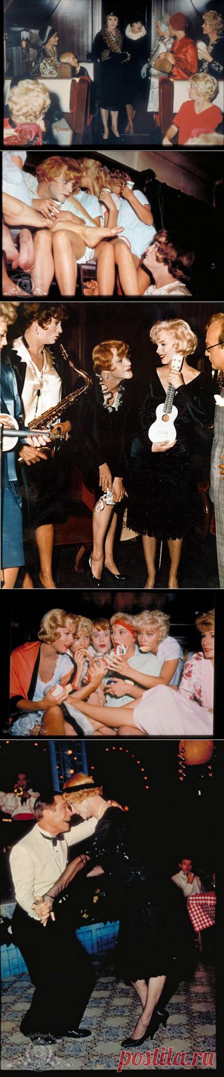 &quot;В джазе только девушки&quot;. Цветные  со съемочной площадки | Любители истории