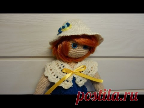 3 Вязаная КУКЛА крючком АМИГУРУМИ  руки  Магазин МИР ВЫШИВКИ