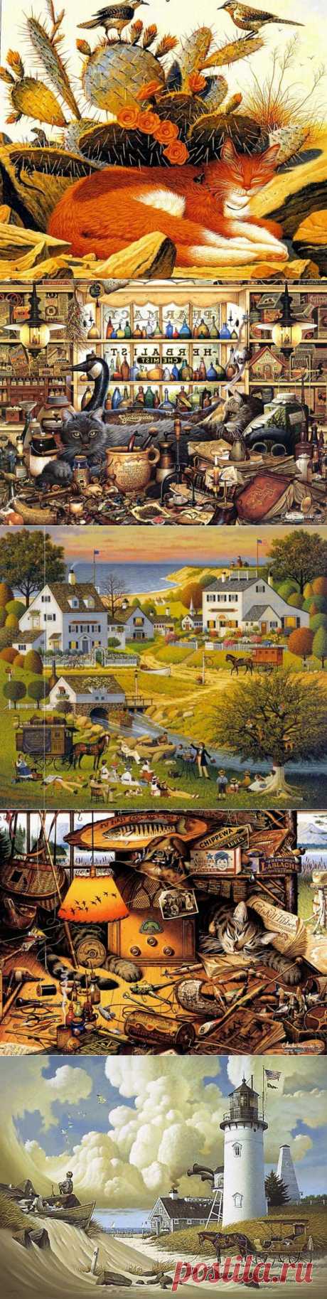 Работы художника Чарльза Высоцки (Charles Wysocki).