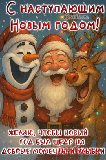 бесплатная открытка с наступившим новым годом