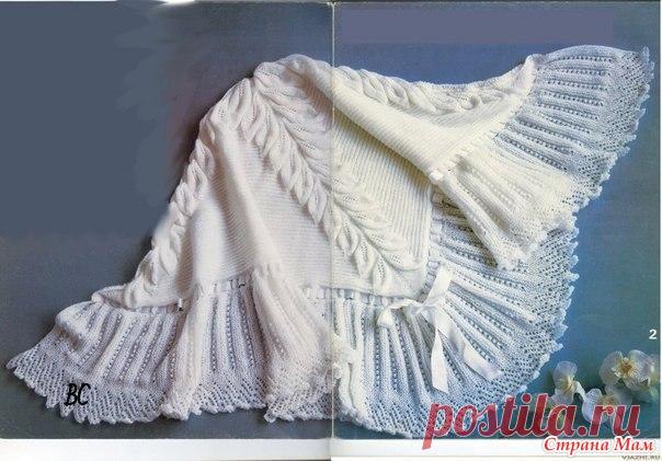 Вязаная спицами белая шаль с листьями. Прошу помощи в вязании шали - ЗАО Шалунья - Страна Мам