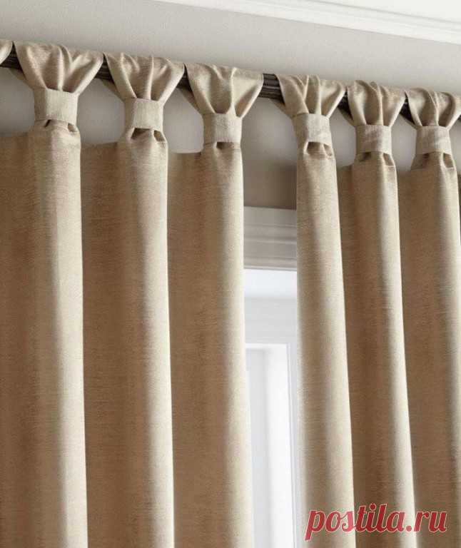 Интересные варианты прикрепления шторы к карнизу — DIYIdeas